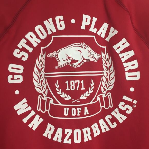 Pink By VS | Razorbacks Zip Up Sweater | Sz L - Picture 3 of 4